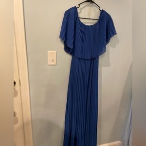 Blue maxi dress